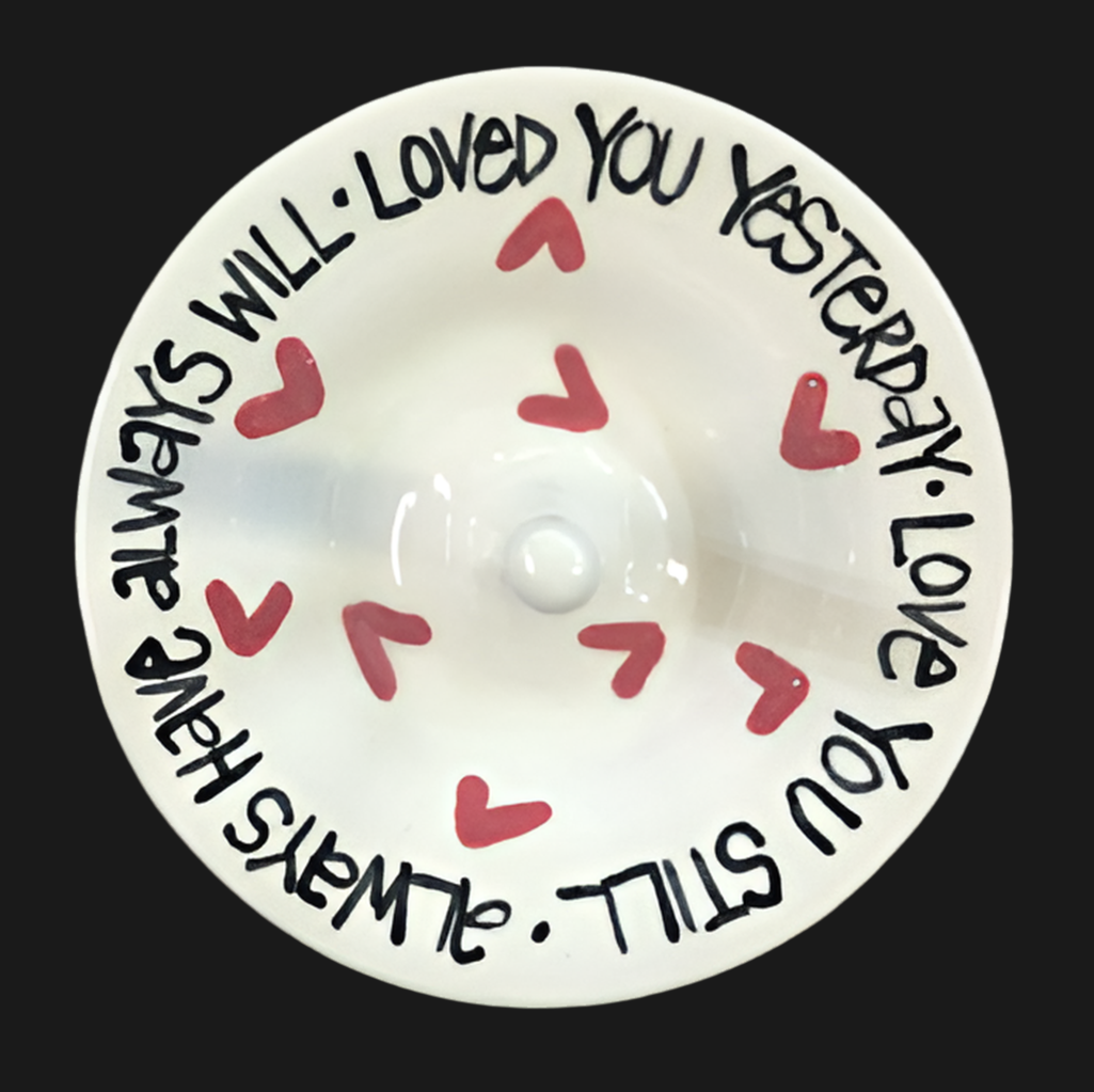 Ring Holder "Loved You Yesterday Love You Still"