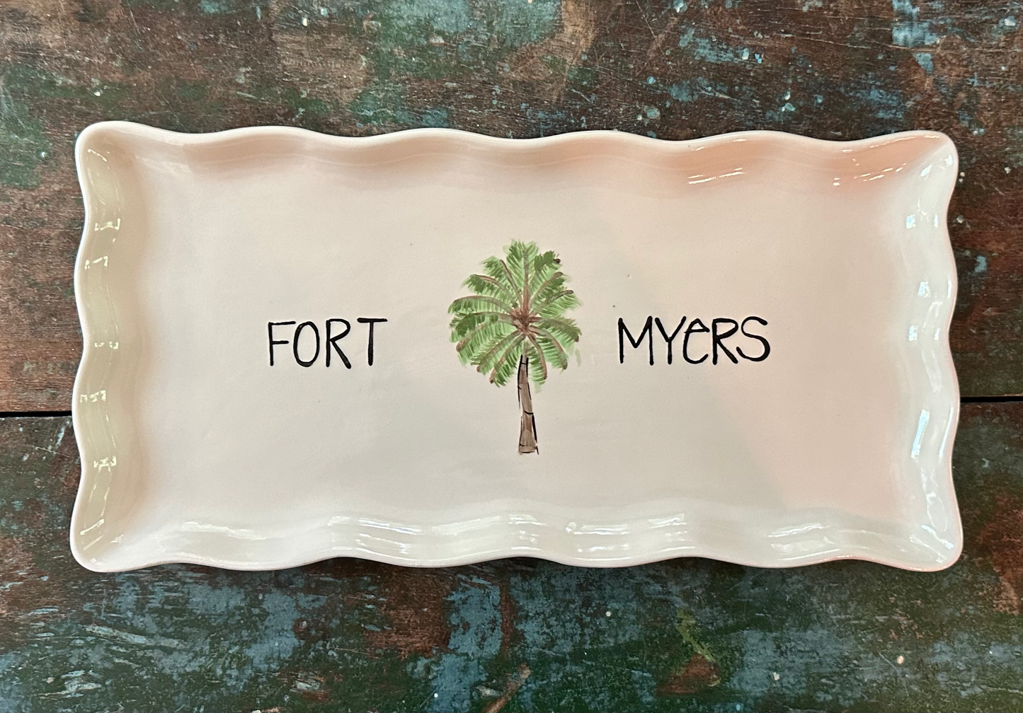 Custom Sassy Palm Platter