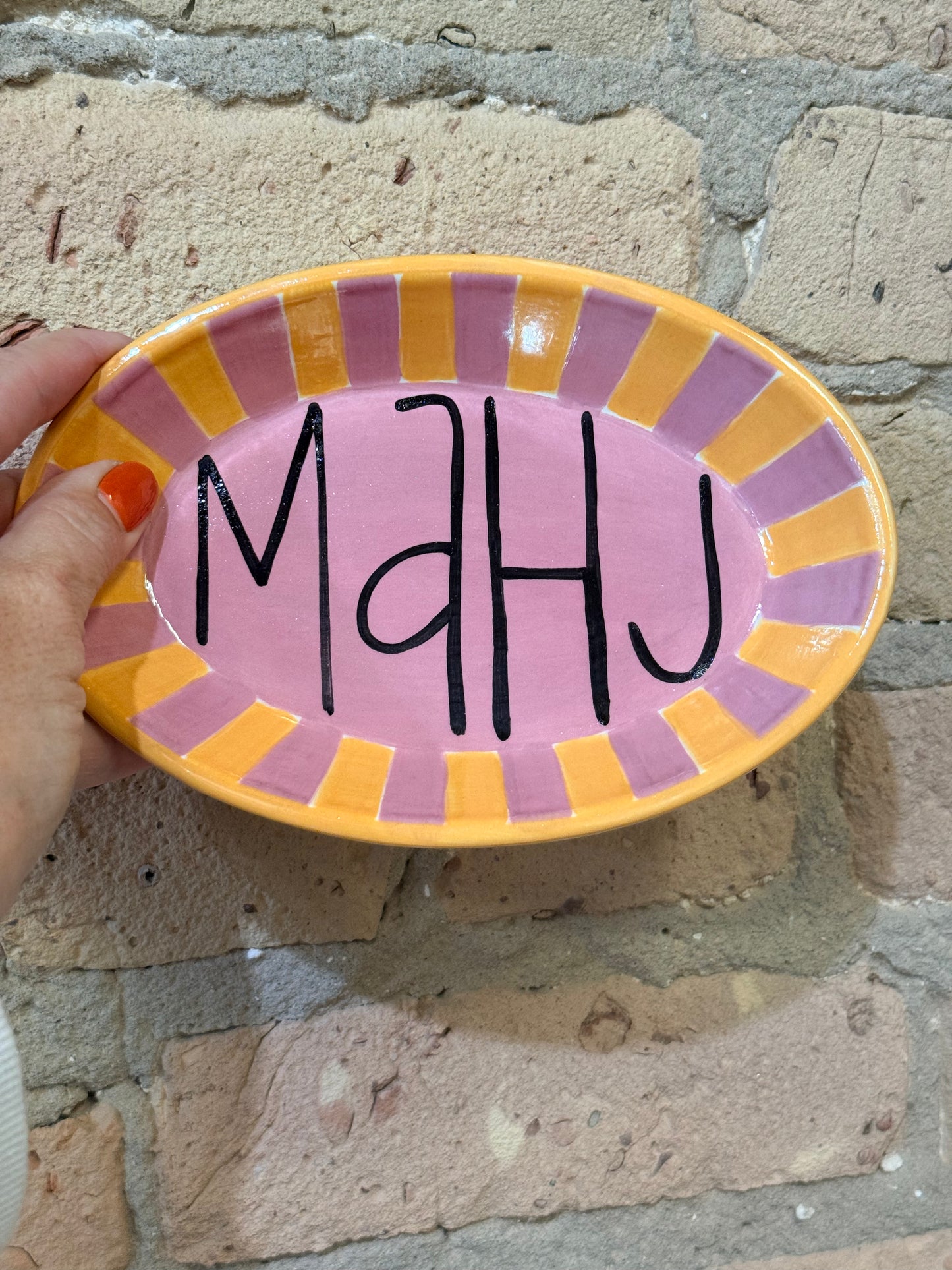 Oval Mahj Dish