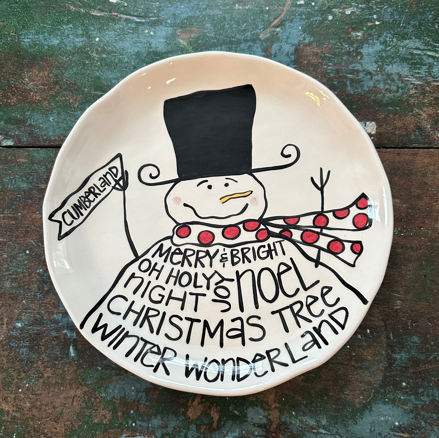 Snowman Basal Word Plate