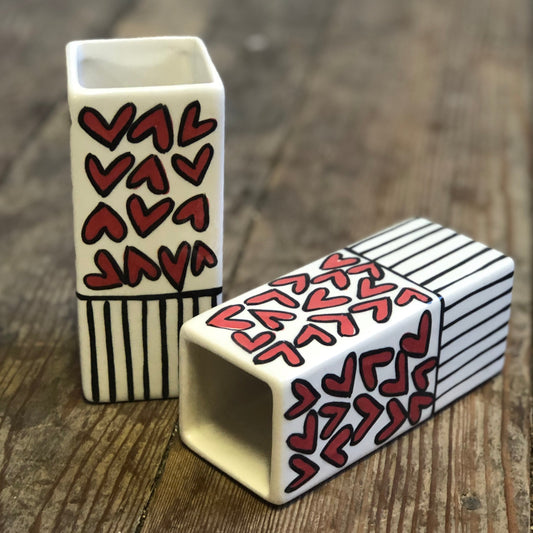 Lovey Cube Bud Vase