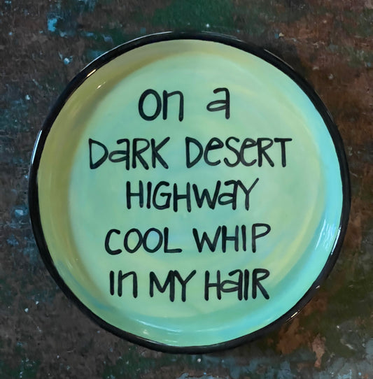 Hotel California Misheard Lyric Mini-Plate