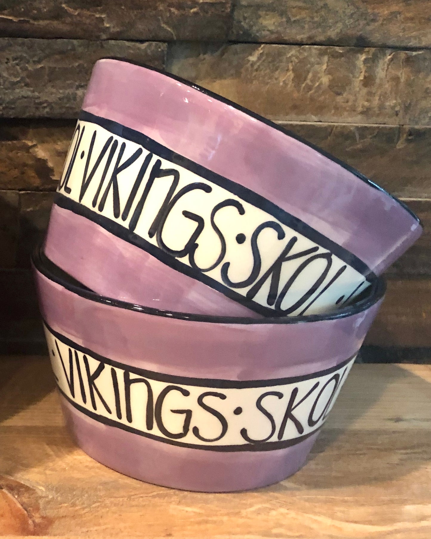 Vikings Tapered Bowl