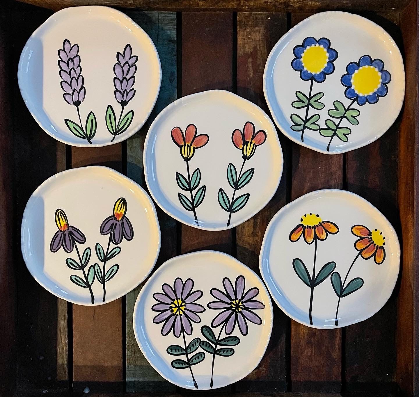 Lavender Flower Plate