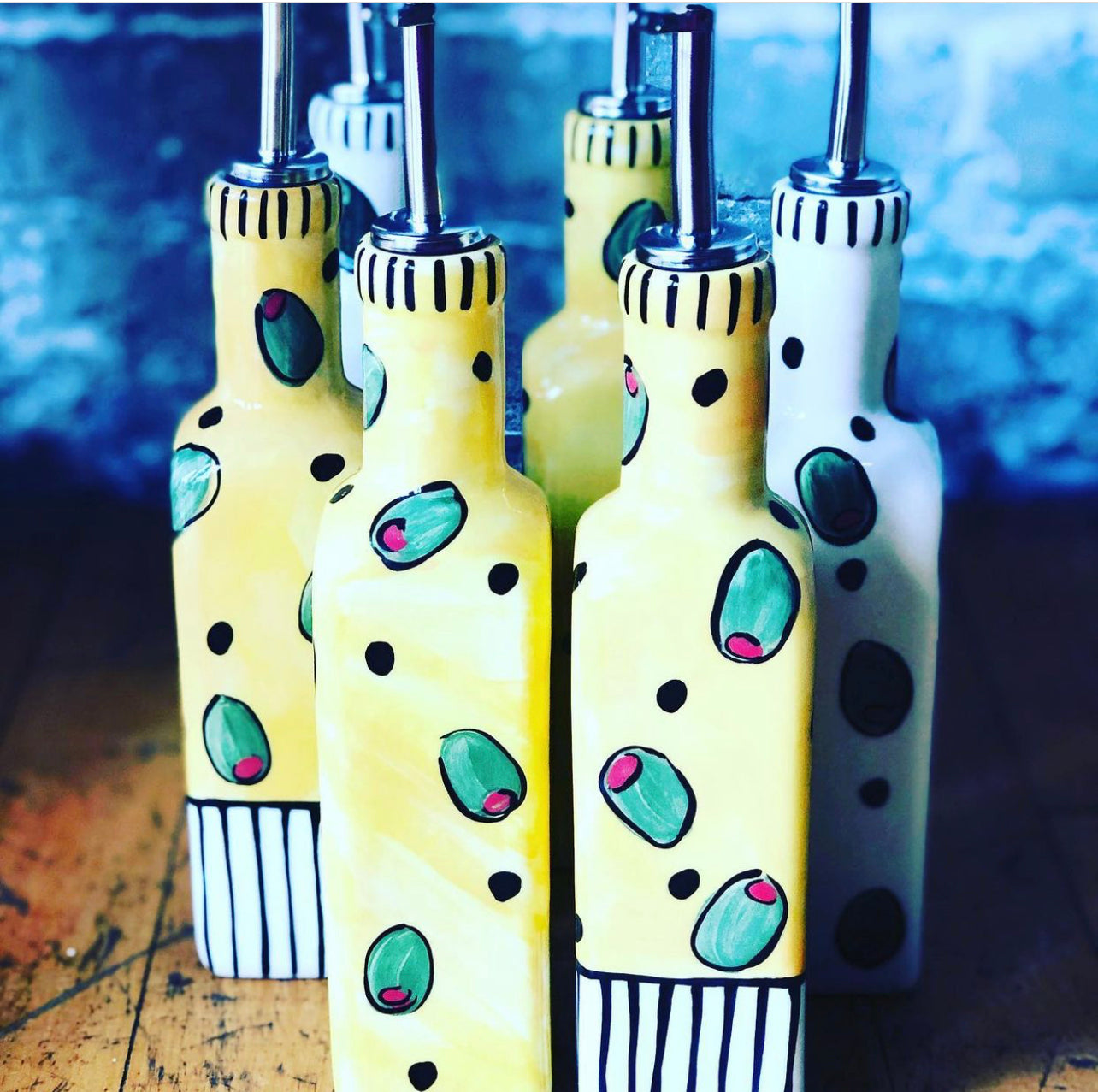 Olive Oil Dispenser Yellow