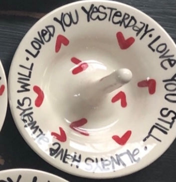 Ring Holder "He Put A Ring on it"