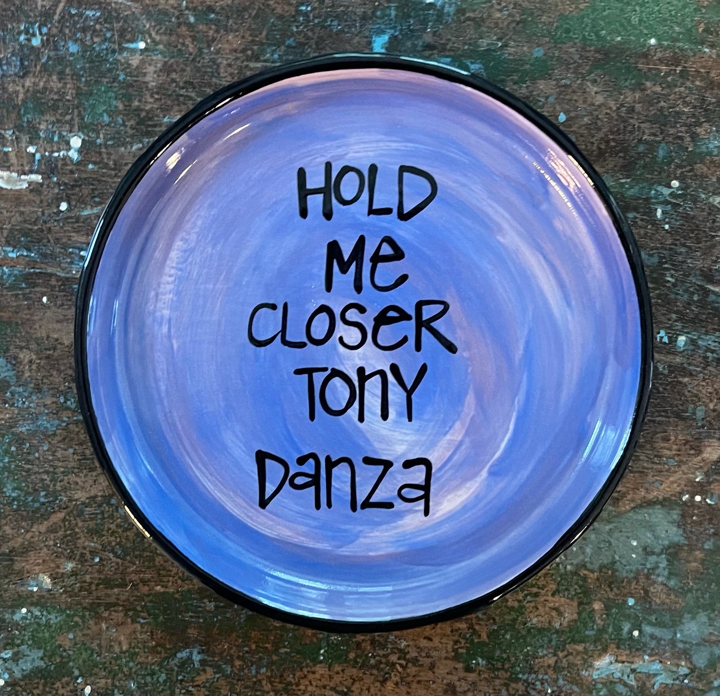 Tony Danza Misheard Lyric Mini-Plate