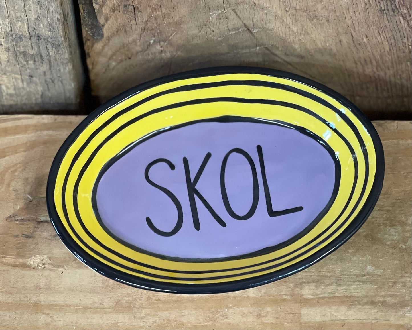 SKOL Oval Dish
