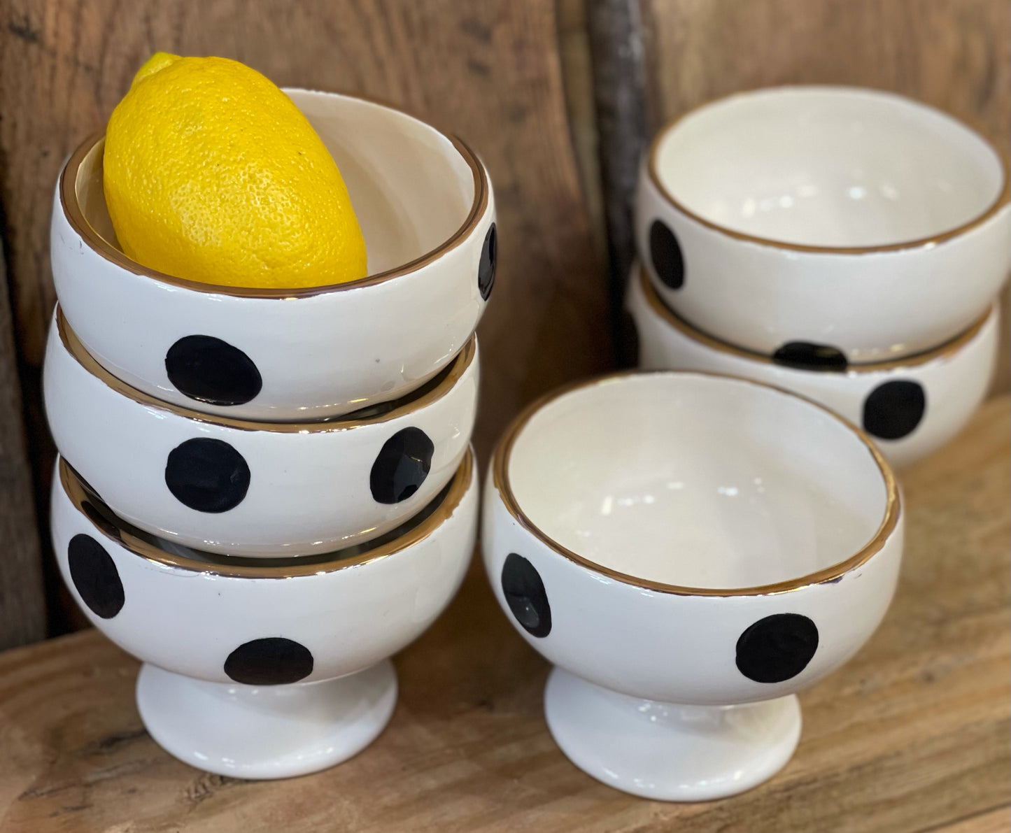 Sundae Polka Dot Bowl