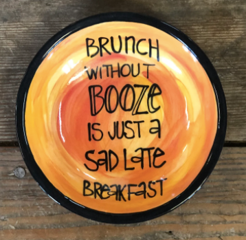 Brunch Perfect Quote Dish