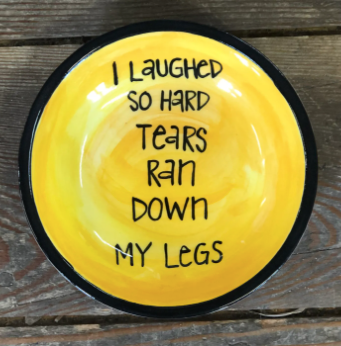 Laugh Perfect Quote Dish