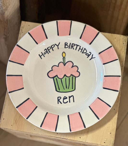 Kids Custom Birthday Plate
