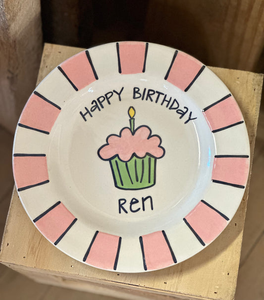 Kids Custom Birthday Plate