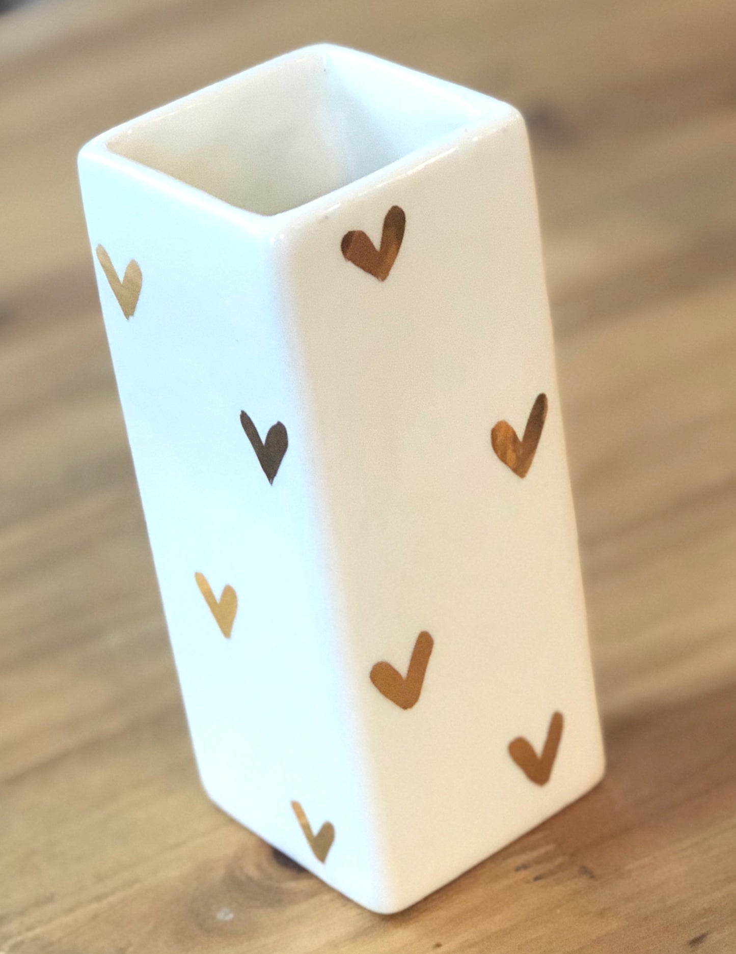 Lovey Cube Bud Vase