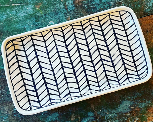 Black and White Platter