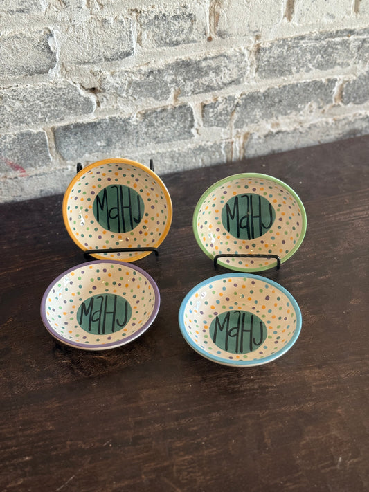 Mahj-Little Dot Snack Plates