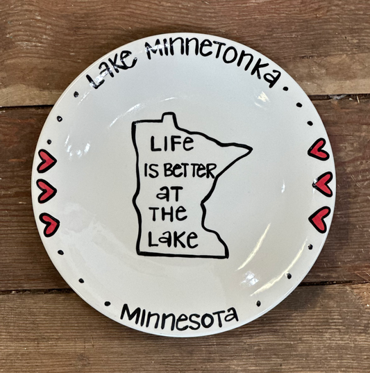Lake Minnetonka "Life is Better at the Lake" Plate