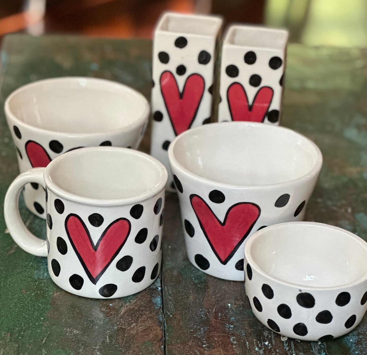 Big Heart Cube Vase