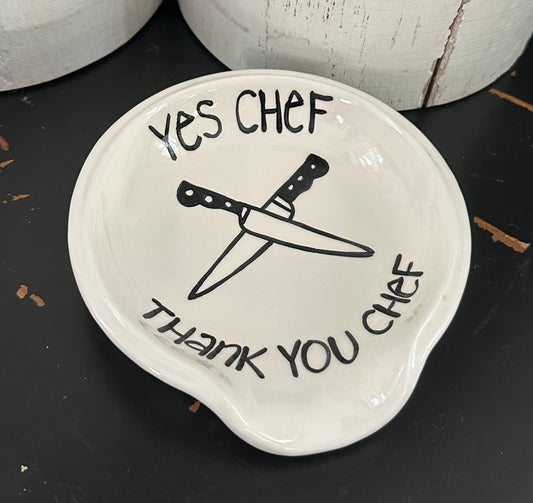 “Yes Chef Thank You Chef” Spoon Rest