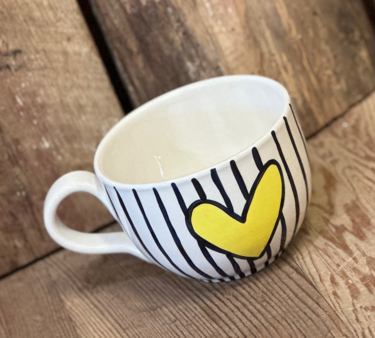 Big Ol' Yellow Heart Mug
