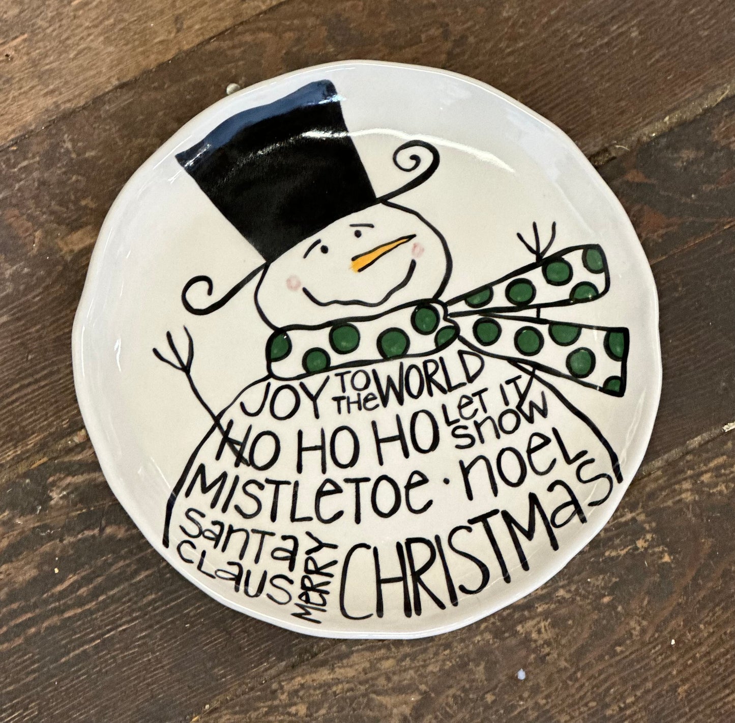 Snowman Basal Word Plate