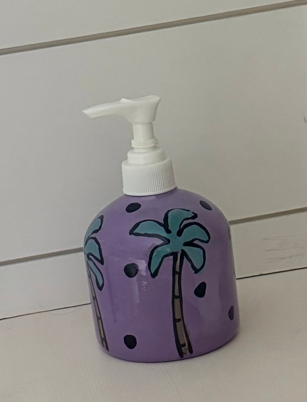 Palm Tree Soap Dispenser/pink