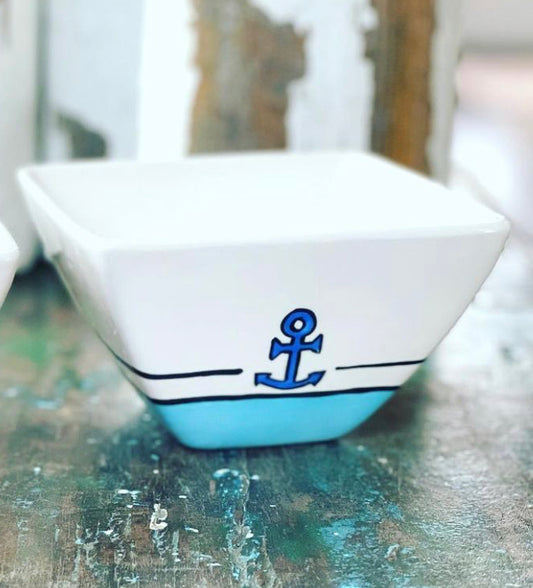 Metro Turquoise Anchor Bowl