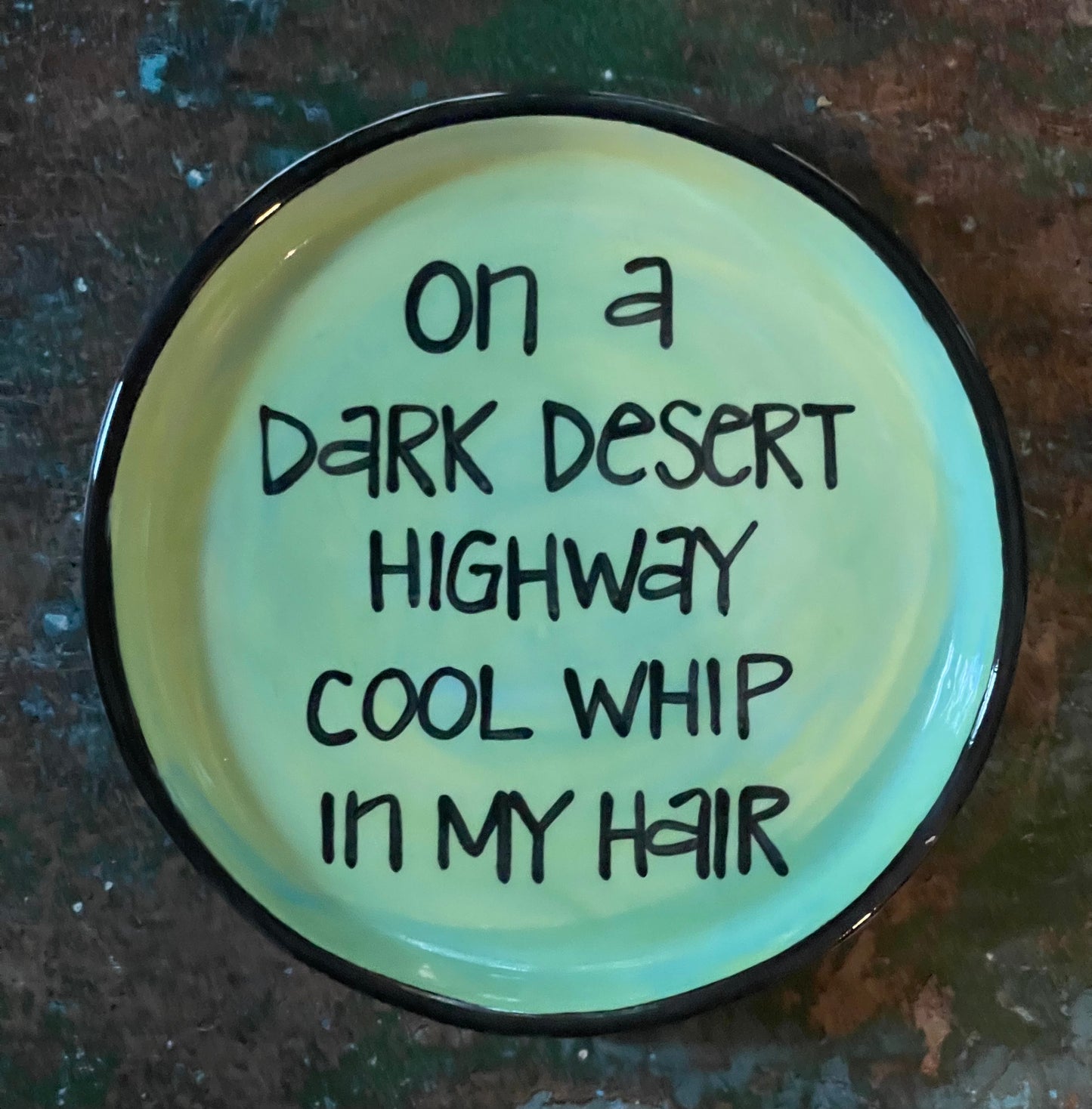 Hotel California Misheard Lyric Mini-Plate