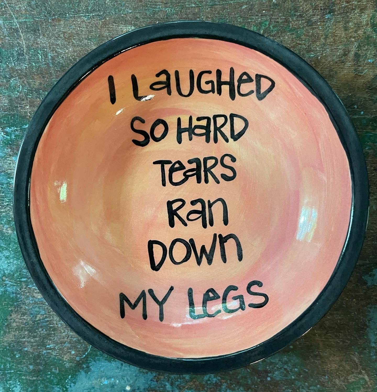 Laugh Perfect Quote Dish