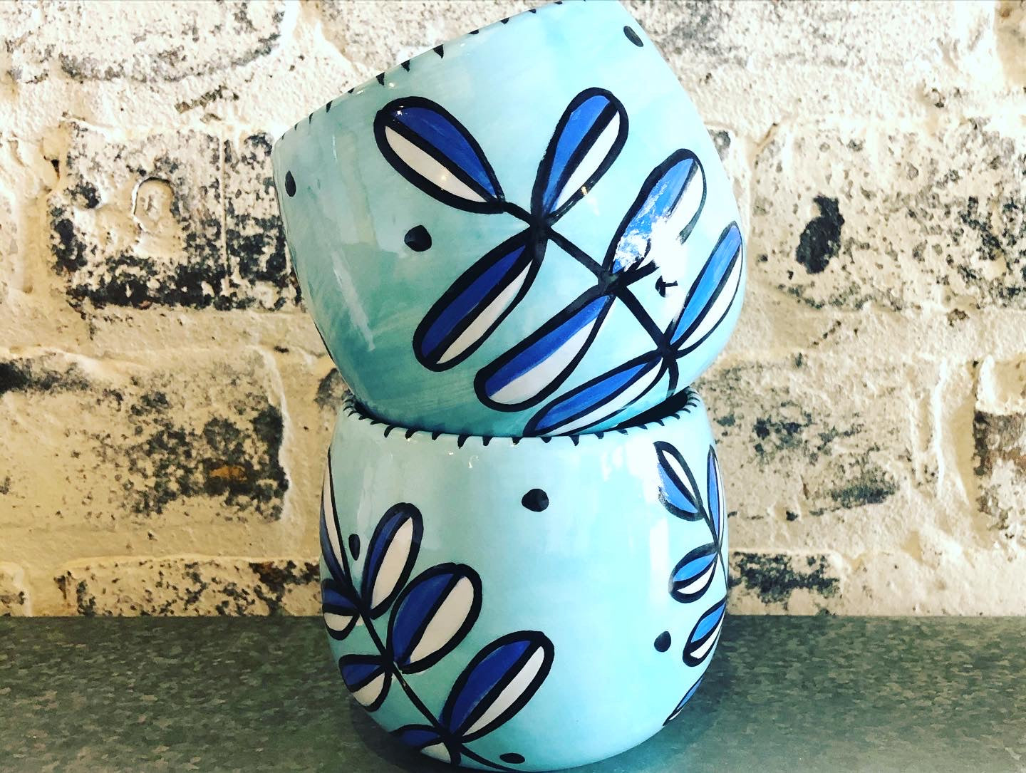 Blue Wine Tumbler