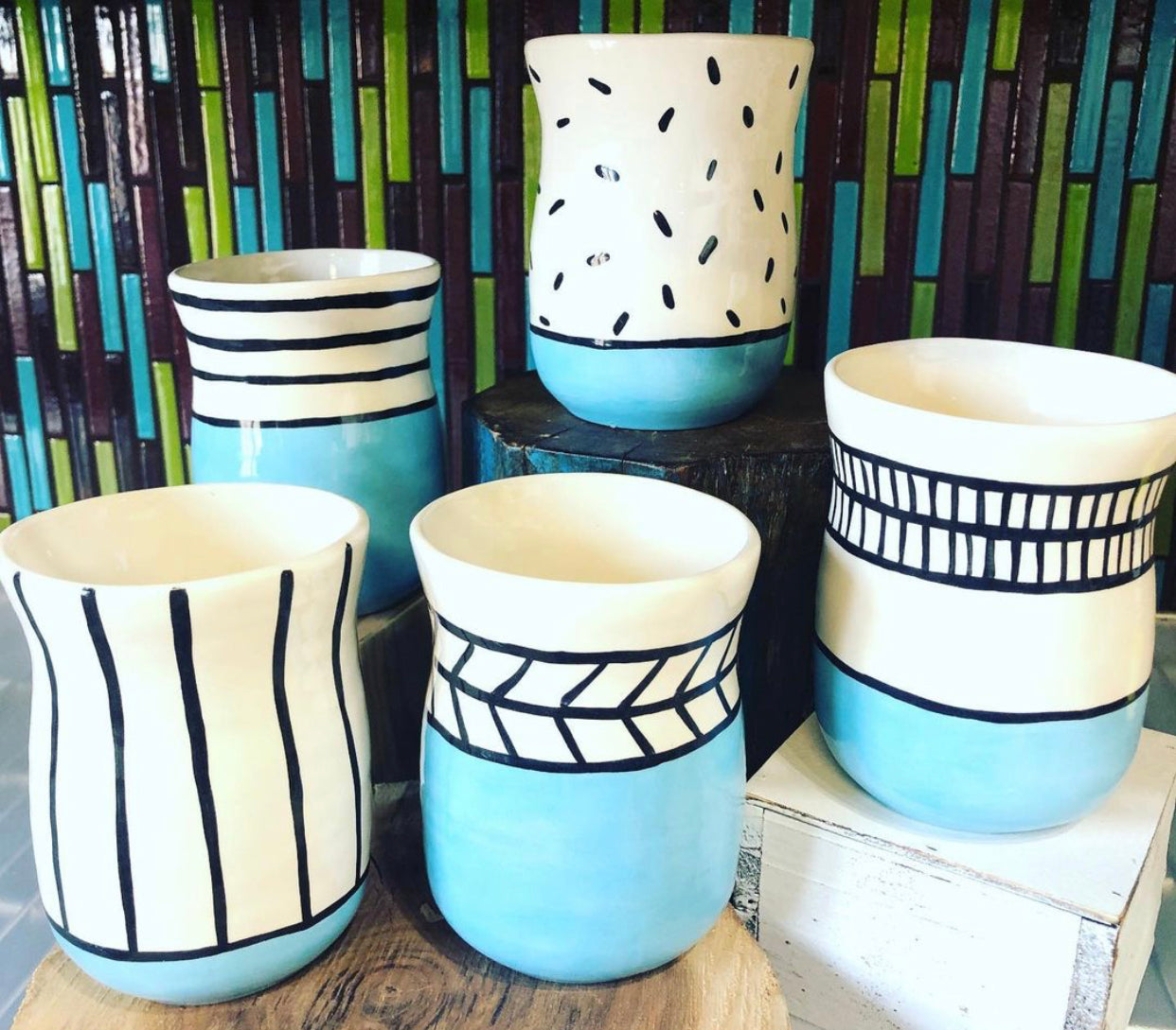 Turquoise Tumblers