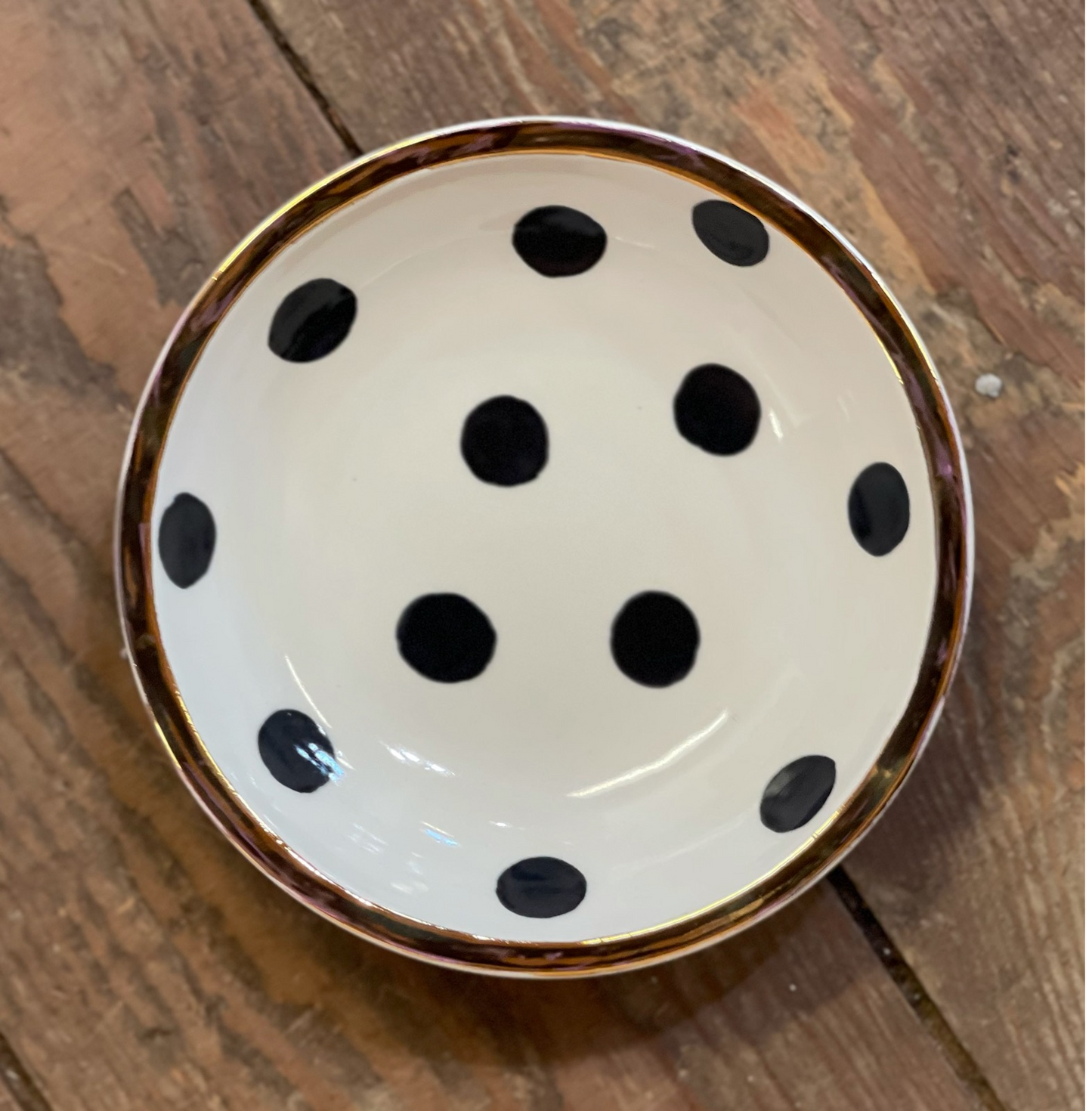 The Perfect Dish with Gold Rim