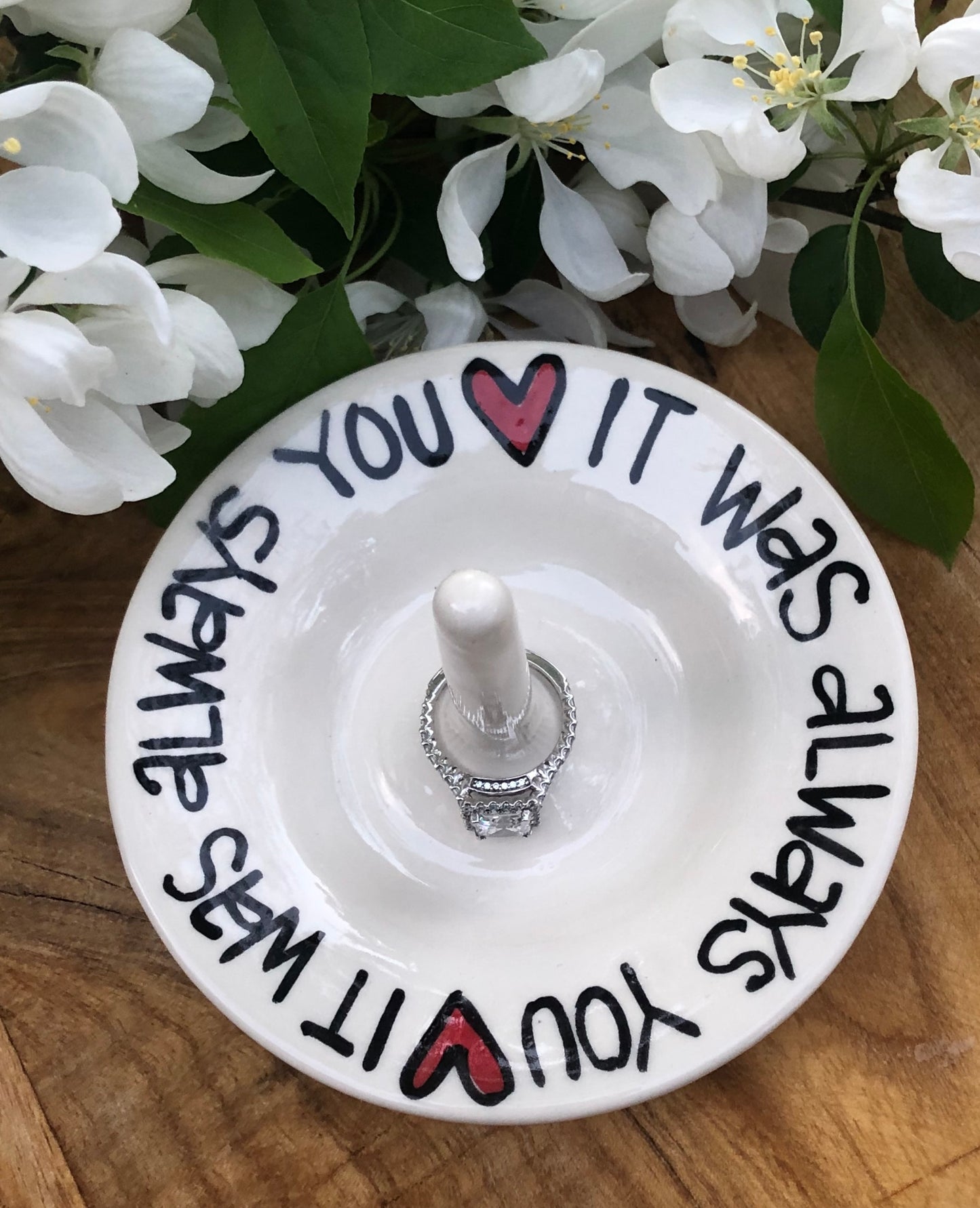 Ring Holder "He Put A Ring on it"