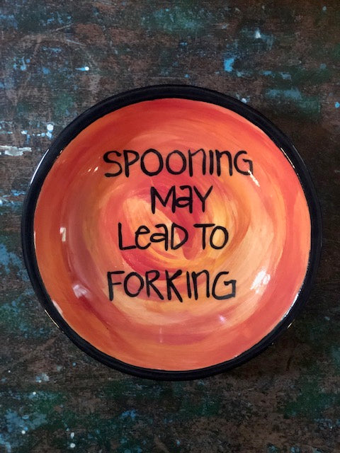 Spooning Perfect Quote Dish