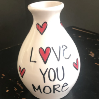 Heartfelt Bud Vase