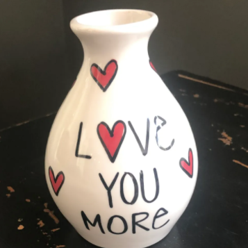 Heartfelt Bud Vase