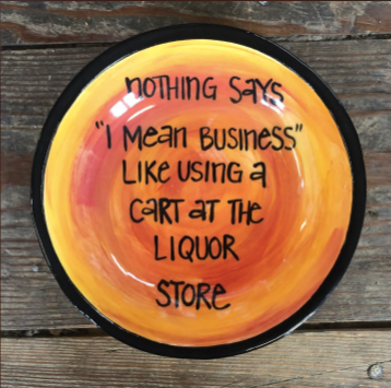 I Mean Business Perfect Quote Dish