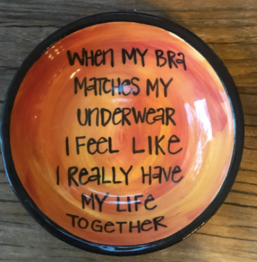 Underwear Perfect Quote Dish