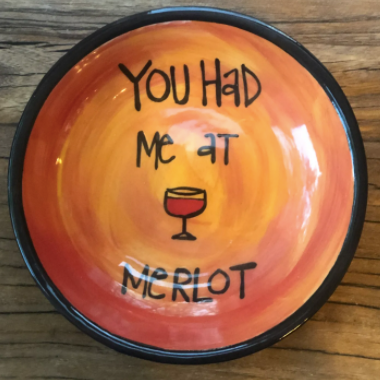 Merlot Perfect Quote Dish
