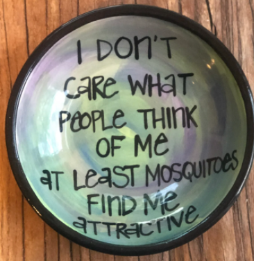 Mosquitoes Perfect Quote Dish