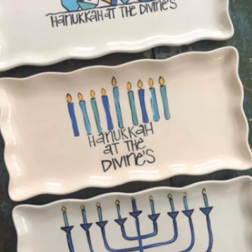 Custom Order Hanukkah Platter