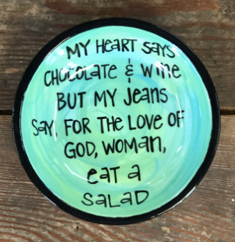 Chocolate & Wine Perfect Quote Dish